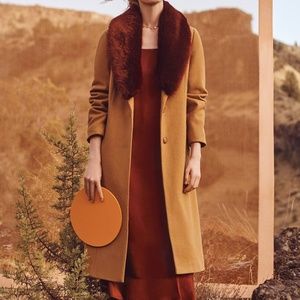 NWT Anthropologie Cartonnier Collared Sienna Coat